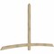 Ekena Millwork Bellingham Rough Sawn Timber Gable Bracket, Douglas Fir, 108"W x 63"H x 2"D x 4"F, 14/12 Pitch GBW108X63X0204BEL00RDF - alternate 2